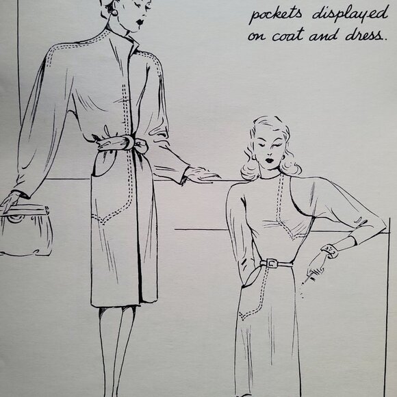 👄Vintage 1946 Spring Illustrated Fashion Booklet The Originator Vol IV - Picture 5 of 8